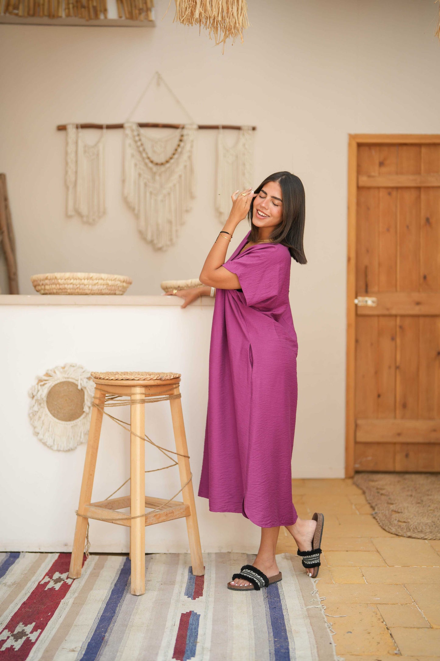 Purple Sola Dress